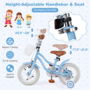 14 Inch Kids Bike with Adjustable Handlebar and Seat for 3-5 Year Old by DirectDeals