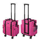 Byootique Rolling Makeup Suitcase with Drawers Nylon