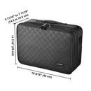 Yescom Portable Makeup Artist Soft Train Bag Case 16x11x7"