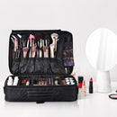 Yescom Portable Makeup Artist Soft Train Bag Case 16x11x7"