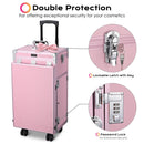 Byootique Nail Table Makeup Station Speaker Drawers Mirror