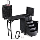 Byootique Nail Table Makeup Station Speaker Drawers Mirror