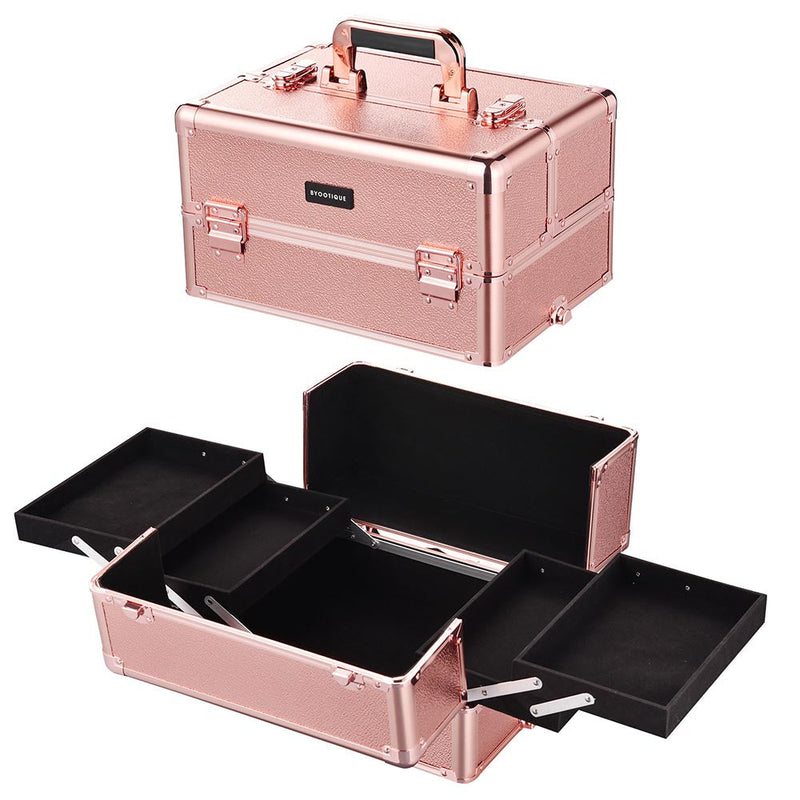 Byootique 4in1 Rolling Makeup Case Rose Gold