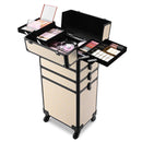 Byootique Rolling Makeup Case Art Deco Artist Travel Case