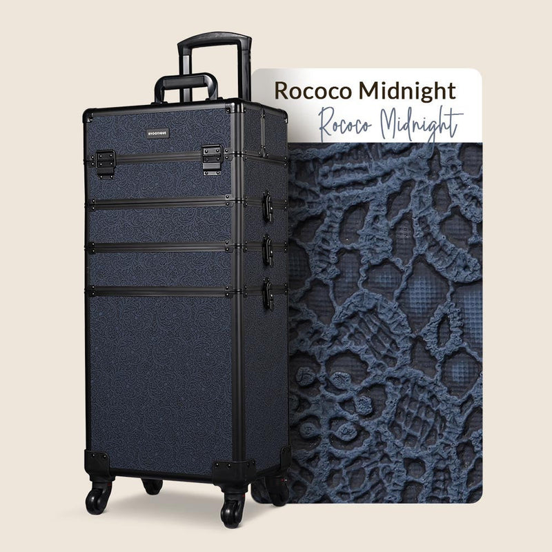 Byootique Rolling Makeup Case Rococo Artist Travel Case