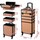 Byootique Rolling Makeup Case Rococo Artist Travel Case