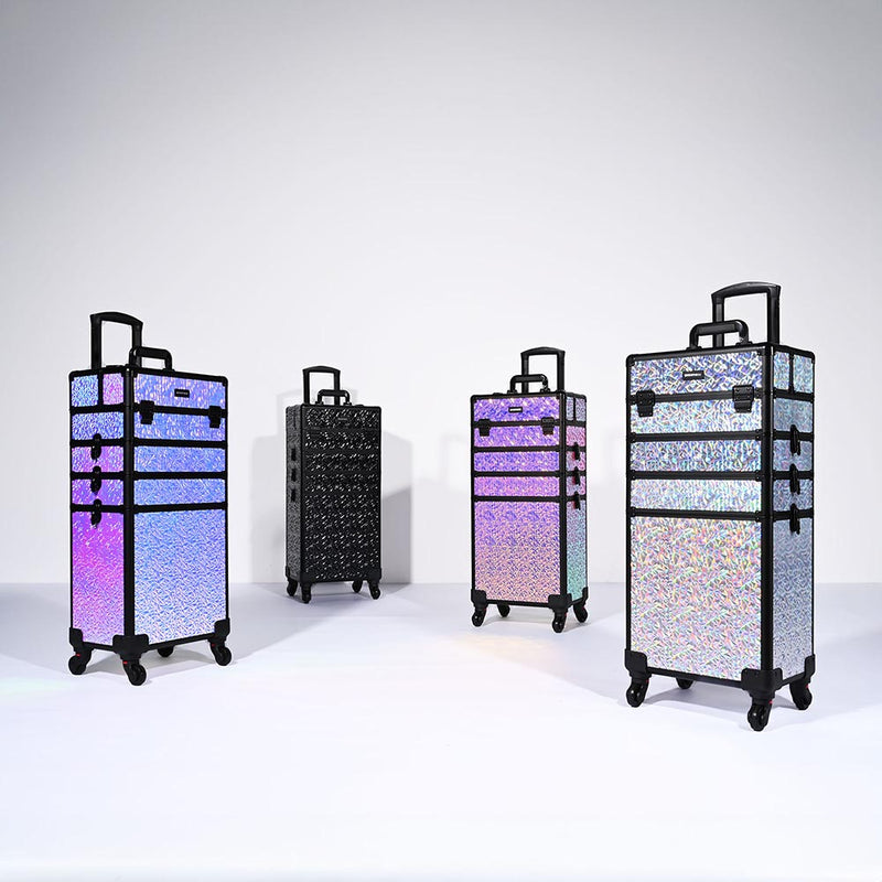 Byootique 4 in 1 Rolling Makeup Case Aluminum Keylock