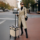 Byootique Art Deco Cosmetology Rolling Case Makeup Case