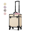 Byootique Art Deco Cosmetology Rolling Case Makeup Case