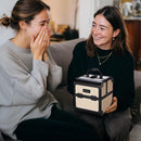 Byootique Art Deco Cube Makeup Box Cosmetic Case