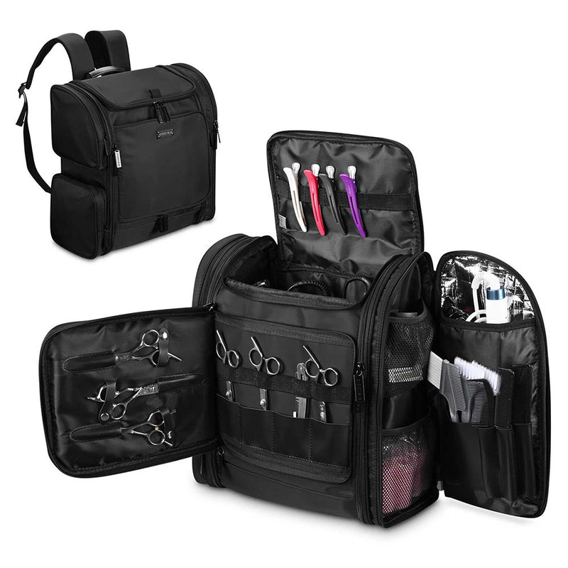 Byootique Pro Artist Makeup Barber Bag Backpack Travel