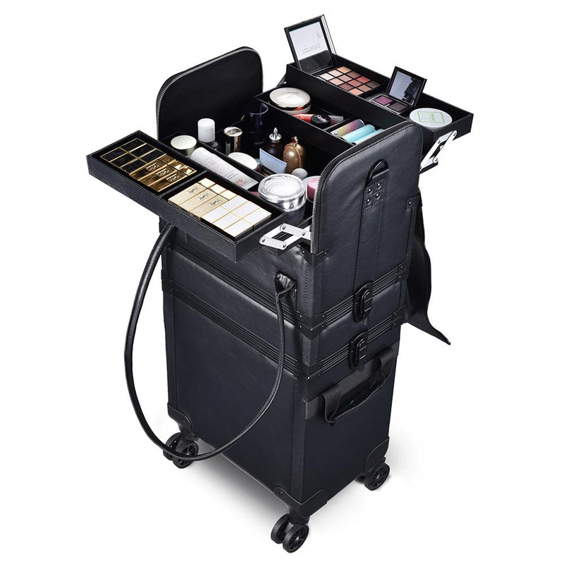 Byootique Makeup Artist Case on Wheels Hairstylist Case