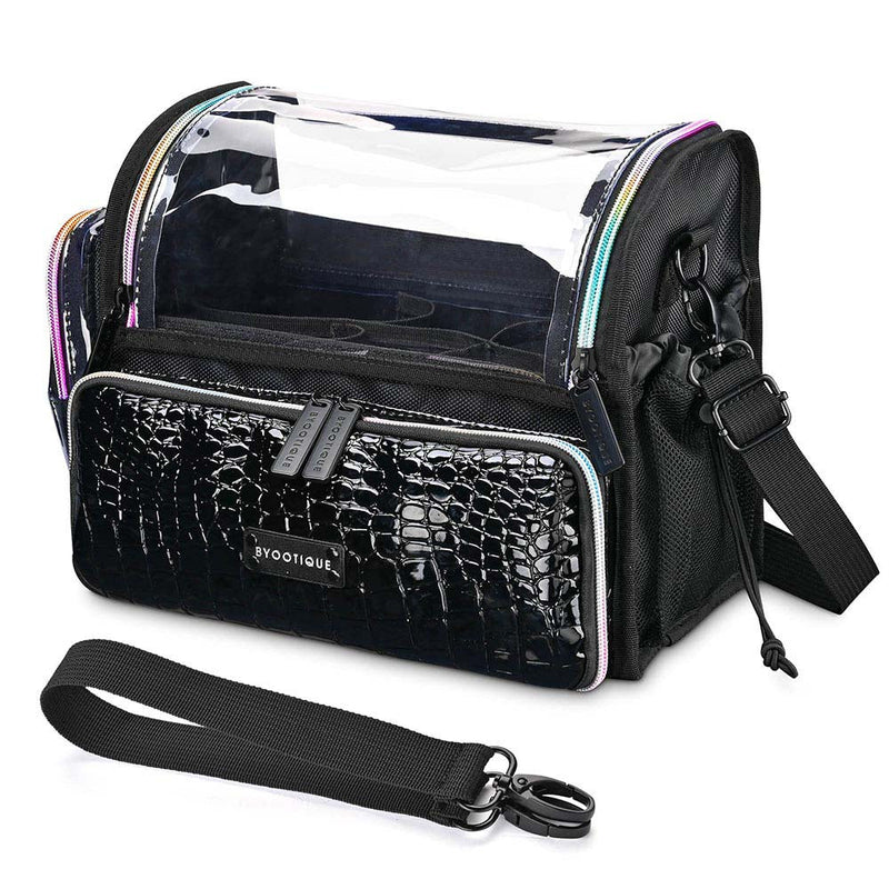 Byootique Travel Makeup Bag Stand-Up Makeup Brush Holder Bag