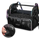 Byootique Travel Makeup Bag Stand-Up Makeup Brush Holder Bag