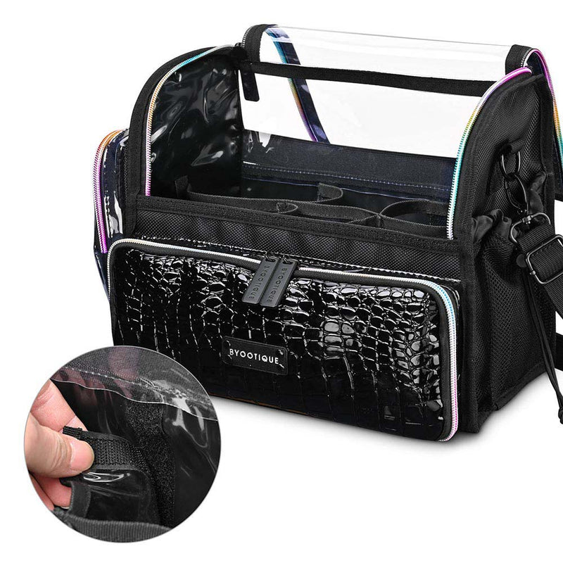 Byootique Travel Makeup Bag Stand-Up Makeup Brush Holder Bag