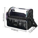 Byootique Travel Makeup Bag Stand-Up Makeup Brush Holder Bag