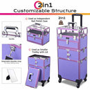 Byootique 2in1 Rolling Makeup Case Nail Polish Organizer Case