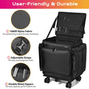 Byootique Hairdresser Suitcase on Wheels for Hairstylist Makeup Artist