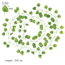 12pcs ivy green garland string – living room artificial plants by Decorbites