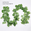 12pcs ivy green garland string – living room artificial plants by Decorbites