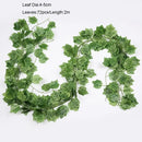 12pcs ivy green garland string – living room artificial plants by Decorbites