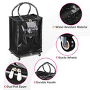 Byootique Shopper Bag with (5)Wheels & (3)Handles Rolling Grocery Tote