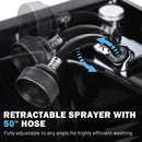 Yescom Salon Shampoo Bowl Hair Basin w/ Faucet Neck Rest Hair Trap