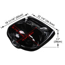 Yescom Vacuum Breaker Shampoo Bowl w/ Gel Neck Rest