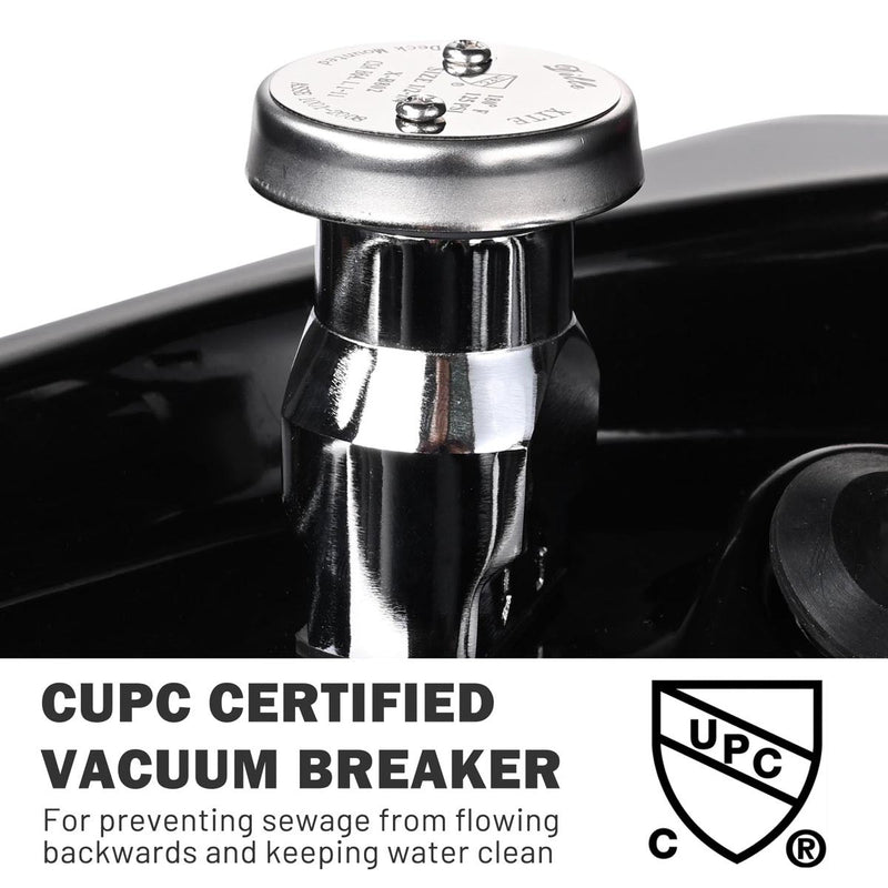 Yescom Vacuum Breaker Shampoo Bowl w/ Gel Neck Rest