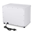 Yescom 23L Heated Towel Warmer UV Sterilizer Cabinet 2-Layer