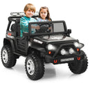 12V Kids Electric Ride On Truck with Remote Control and Operation Lever