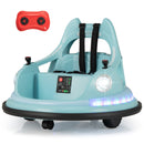 12V Kids Ride On Bumper Car with Remote Control and Dual Joysticks