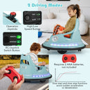 12V Kids Ride On Bumper Car with Remote Control and Dual Joysticks