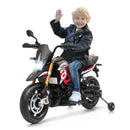 12V Kids Ride-On Motorcycle Aprilia Licensed with Sounds and Music by LJGDeals