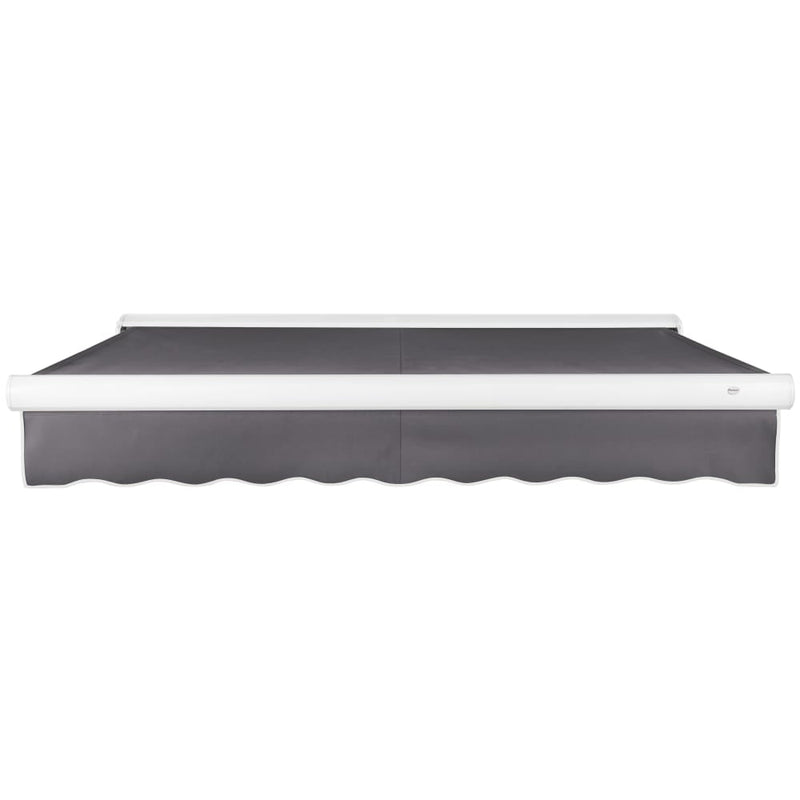 [12x10FT] Awntech Key West Premium Manual Outdoor Retractable Awning [FCM12-SBY] (SAK35497)