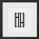 Black Oak Glass Picture Frame