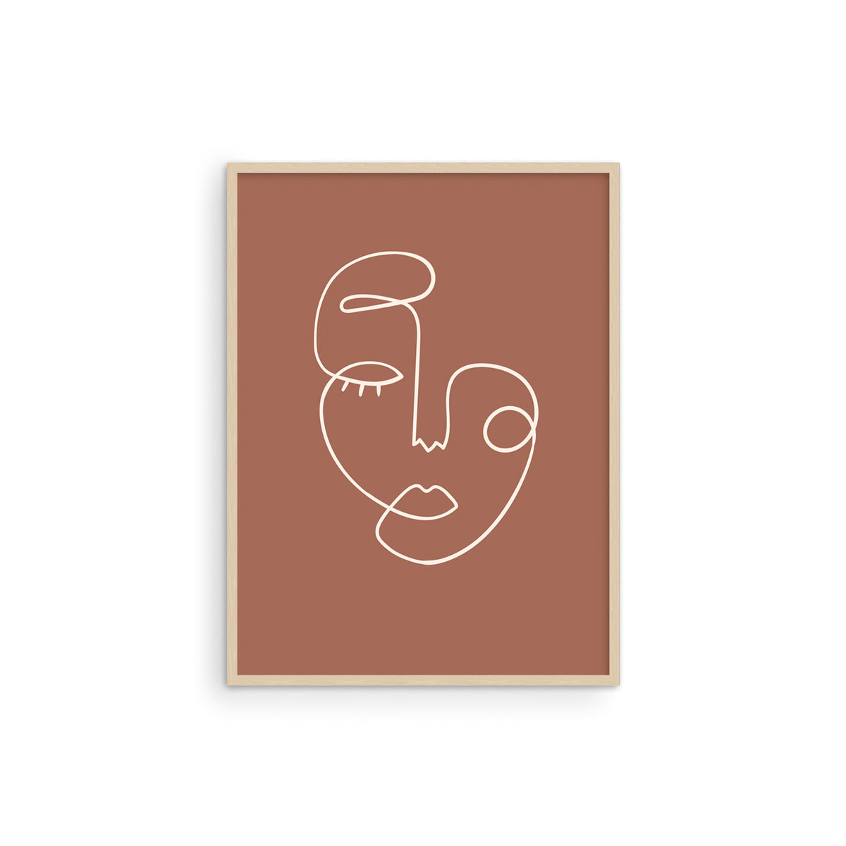 Face line art, photo 5 of 6
