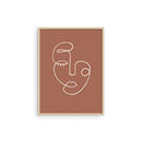 Face line art