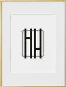 12x16, Gold Aluminum Glass Frame