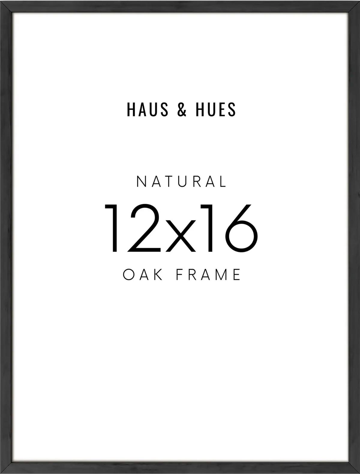 12x16, Black Aluminum Plexi Frame