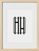 12x16, Beige Oak Glass Frame