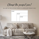Gray Rabbits Sketch Canvas Wall Art