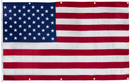 WallSafe™ Polyester Wall-Mounted American Flag | Reinforced Edge Grommets | Made in USA by Flagman of America