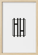 Natural Oak Glass Picture Frame