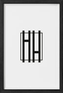 Black Oak Glass Picture Frame