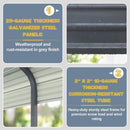 [12X20FT] Alora Premium Heavy-Duty Outdoor Canopy Garage Shelter With Galvanized Metal Roof (SAK91523) by SAKSBY WHOLESALE