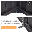 Extra-Large Outdoor Heavy-Duty Metal Garage Shed With Lockable Doors [No Floor] (SAK14093) by SAKSBY WHOLESALE