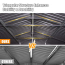 Extra Large Outdoor Heavy Duty Metal Garage Shed With Lockable Doors (SAK14093)