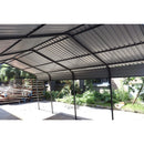 [12X20FT] Alora Heavy-Duty Metal Carport With Galvanized Steel Roof For Car, Boats And Trucks, Gray (SAK95562)
