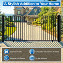 14x6 ft Steel Sliding Driveway Gate